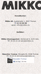 Mobile Screenshot of mikko.no
